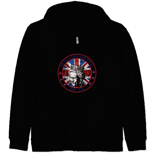 ''queen elizabeth Zip Hoodies rest in peace elizabeth sh