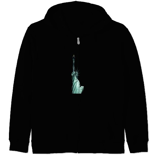 statue of liberty Zip Hoodies