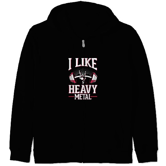 Men Women Weightlifting Gym Fitness Humor Zip Hoodies