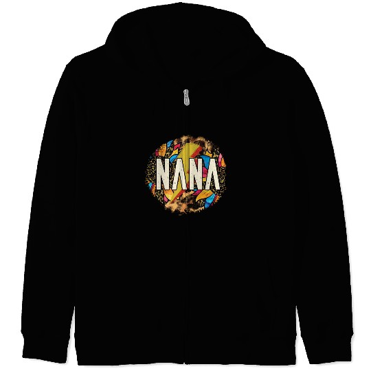 Western Nana Zip Hoodies, Nana Sublimation Design, Nan
