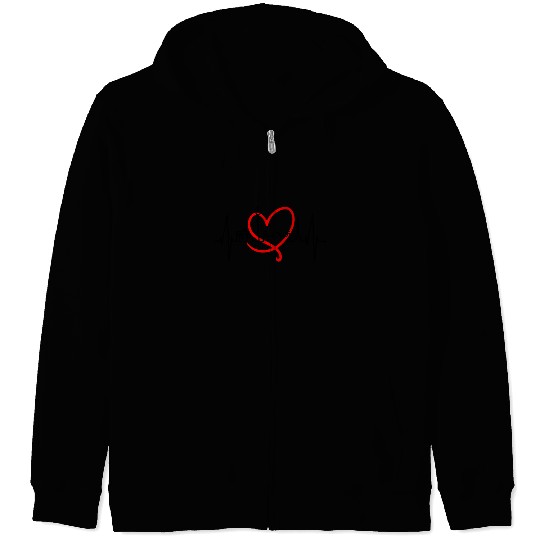 Berlin Skyline Heartbeat Germany Fan I Love Berlin Zip Hoodies
