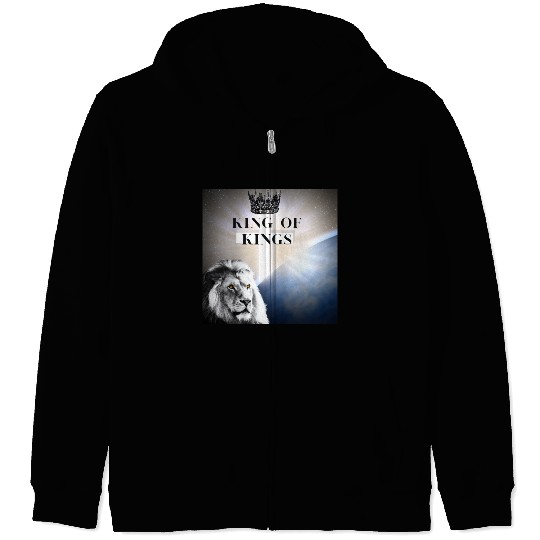 KING OF KINGS of kings(Christian/Catholic) Zip Hoodies