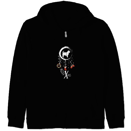 dog dreamcatcher Christmas Affenpinscher Zip Hoodies