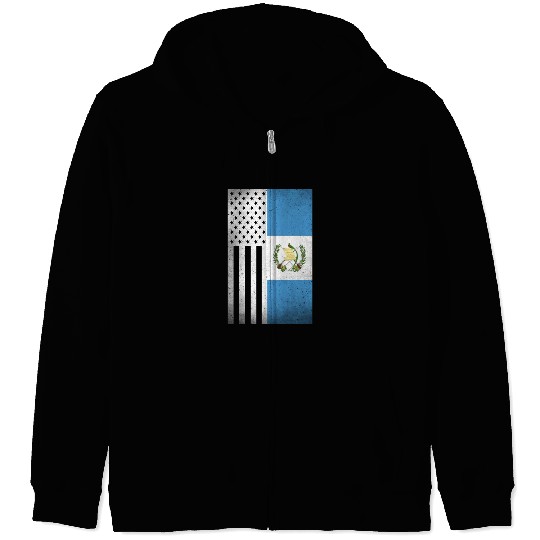Guatemala Design for proud Guatemalan Americans Zip Hoodies
