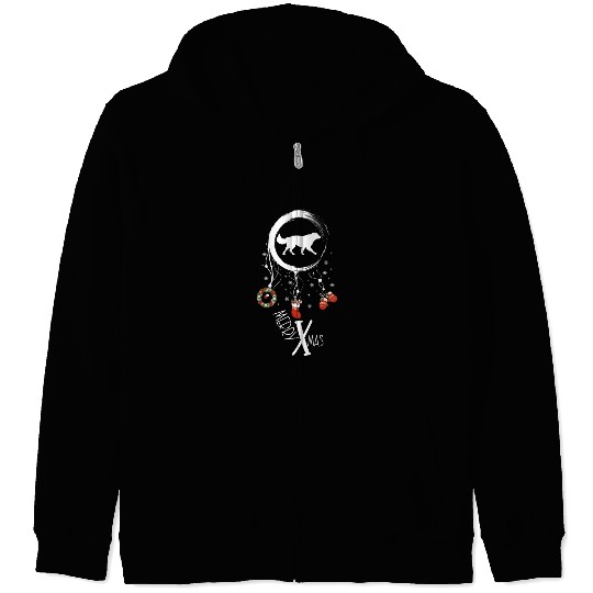 dog dreamcatcher Christmas Golden Retriever Zip Hoodies