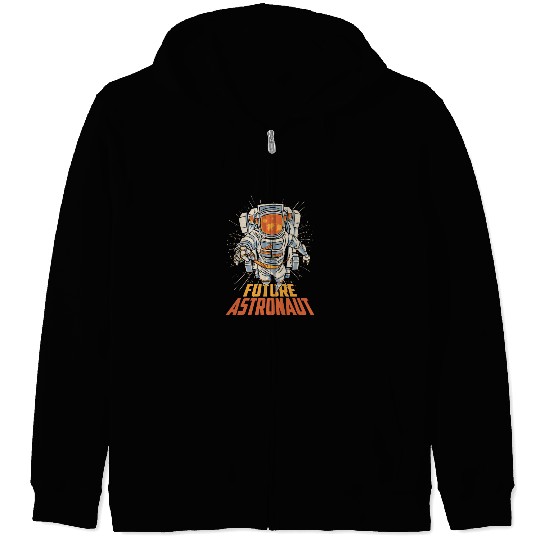 Future Astronaut Space Astronomy Planets Rocket Zip Hoodies