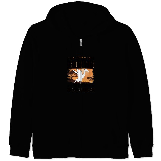 Running Duck Gift Bottle Zip Hoodies
