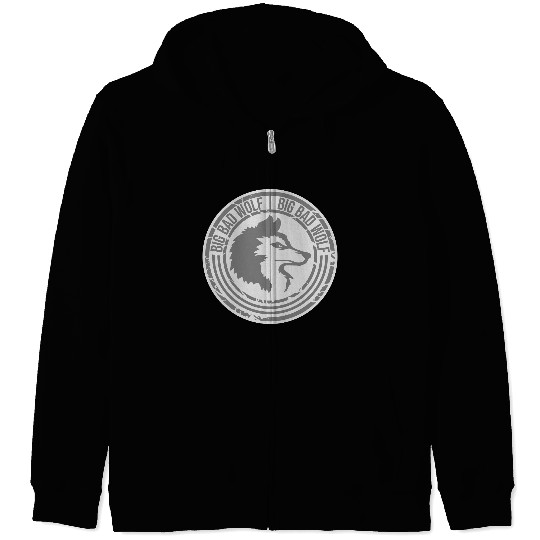 big bad wolf quote Zip Hoodies