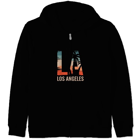 Los Angeles LA California Gift Zip Hoodies