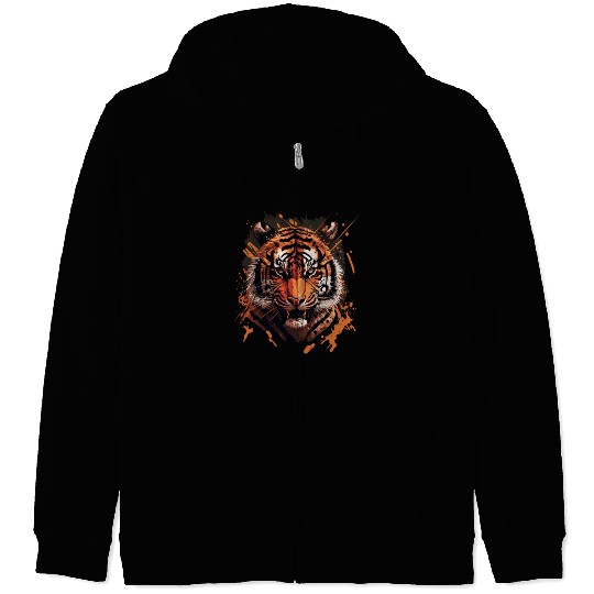 Tiger Zip Hoodies