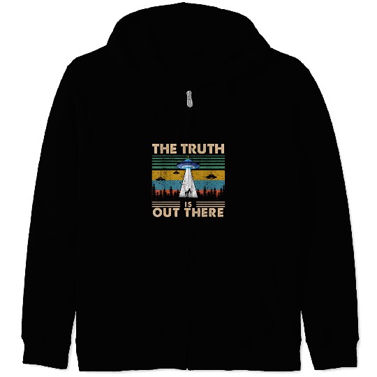 The Truth Is Out There Storm Raid Area 51 Alien Zip Hoodies