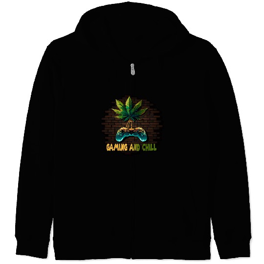 Gaming and Chill Zip Hoodies