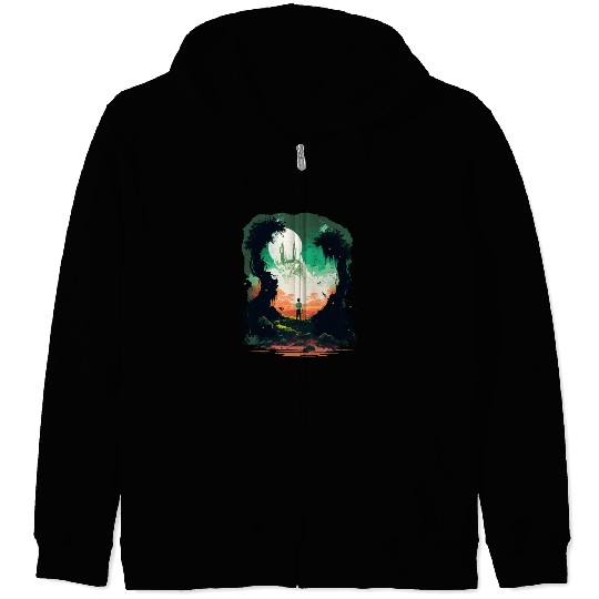 galaxy Zip Hoodies