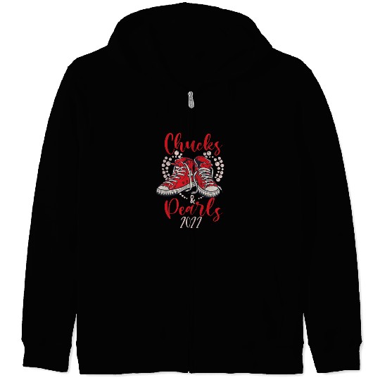 Chucks and Pearls 2022 Zip Hoodies