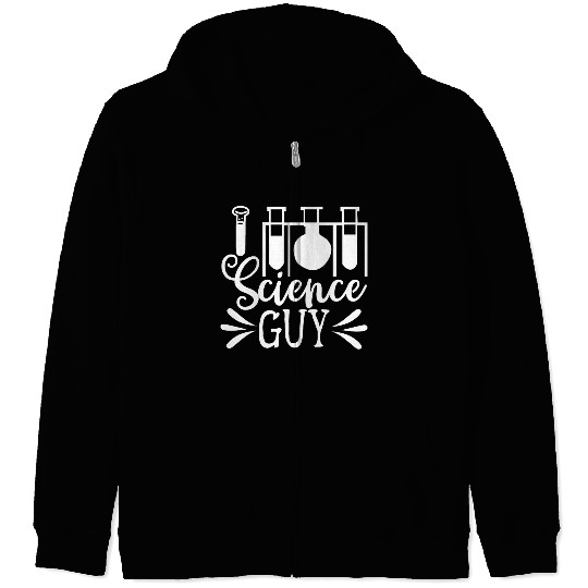 Science Guy Nerd Geek Teacher Student Gift Ideas Zip Hoodies
