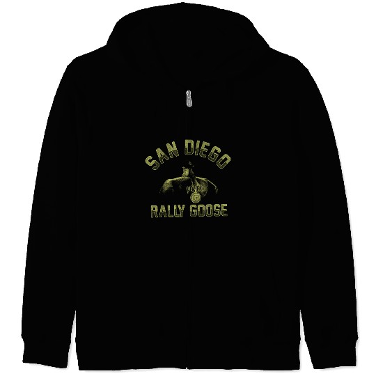 San Diego Rally Goose Funny Zip Hoodies