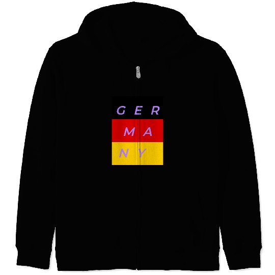 Germany Zip Hoodies