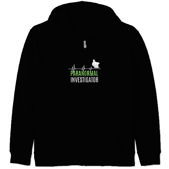 Ghost Hunting Paranormal Investigator Zip Hoodies