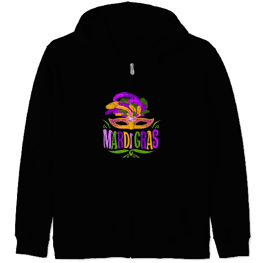 Mardi Gras Fun Mardi Gras Party 2023 Zip Hoodies
