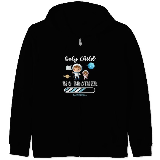 Big brother space astronaut Zip Hoodies