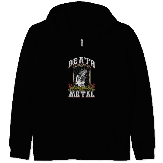 Goth Rock Satan Festivals Death Metal Zip Hoodies