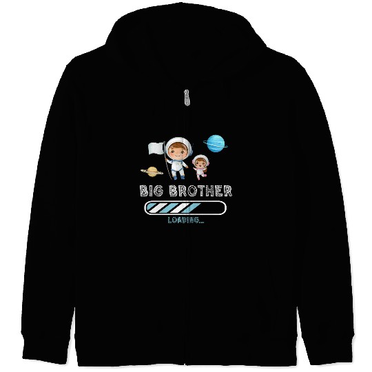 Big brother space astronaut 2023 Zip Hoodies
