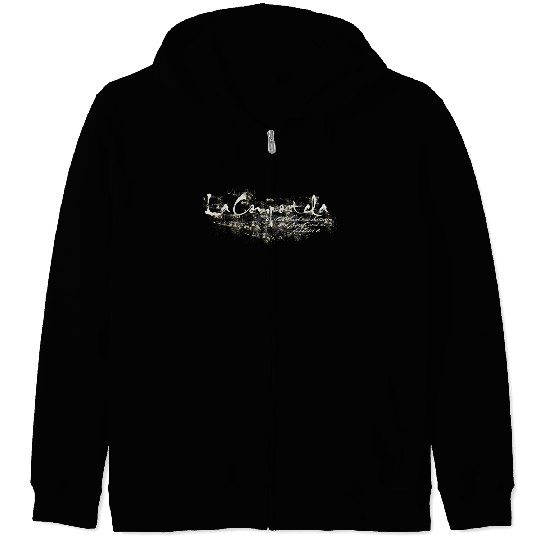 compostela logo way of St. James Zip Hoodies