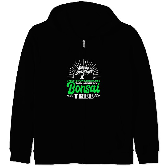 Bonsai Tree Owner Gift Bonsai Tree Gardening Zip Hoodies