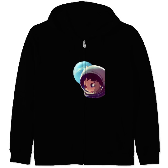 Gift Space Astronaut Zip Hoodies