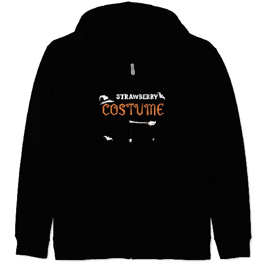Strawberry Costume - Halloween Zip Hoodies