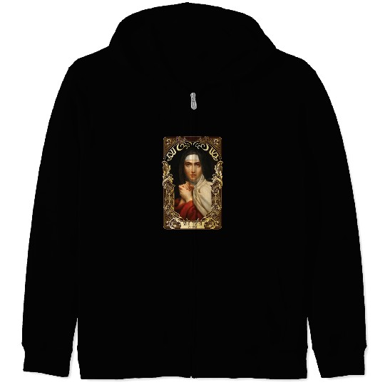 Saint Teresa of Avila Women Doctors of the Church Zip Hoodies