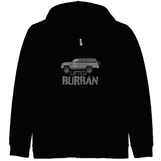 BURBAN Charcoal Zip Hoodies