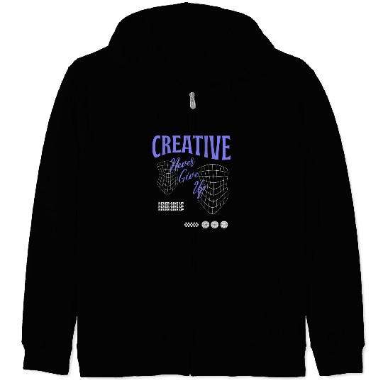 Creative Streetwear Zip Hoodies