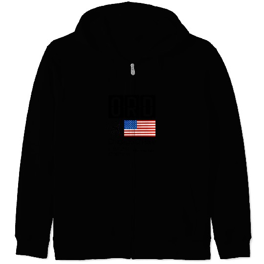 Chicago Zip Hoodies