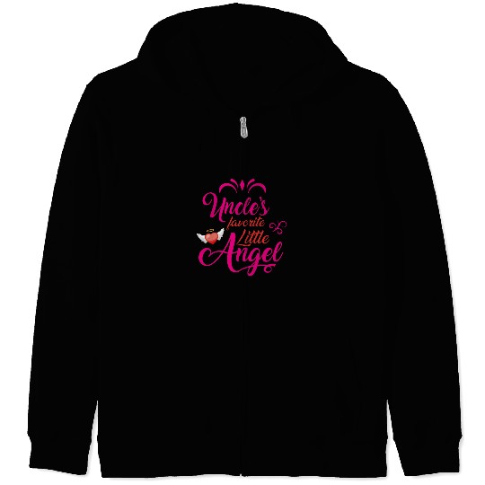 Uncle s Favorite Little Angel Zip Hoodies