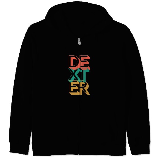 Retro Dexter Zip Hoodies