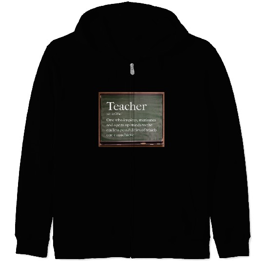 Teacher Zip Hoodies