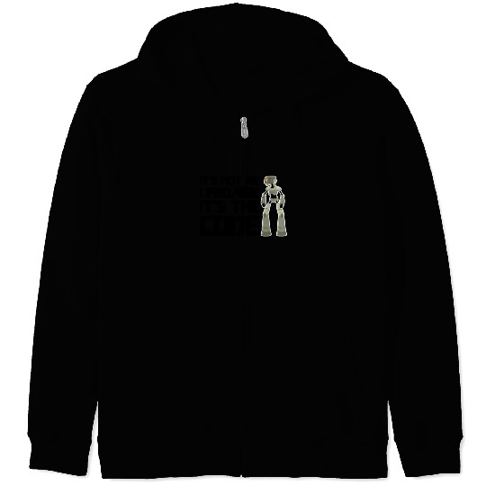 Robot Artificial Intelligence Machine Computer Zip Hoodies