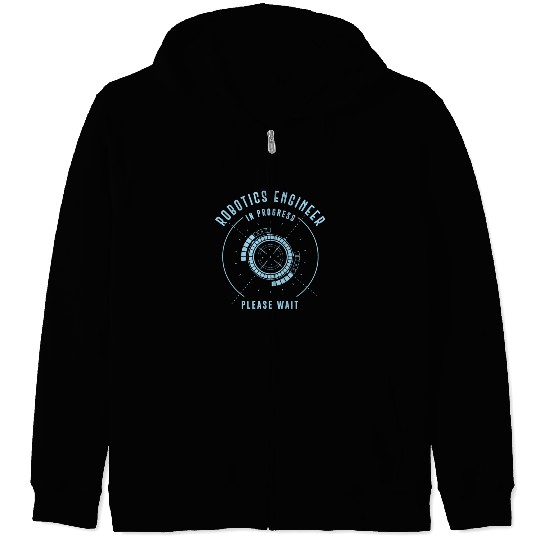 Robot Robotics Engineer Robotics Zip Hoodies