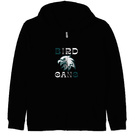 Eagle Bird Gang Funny Philadelphia Zip Hoodies