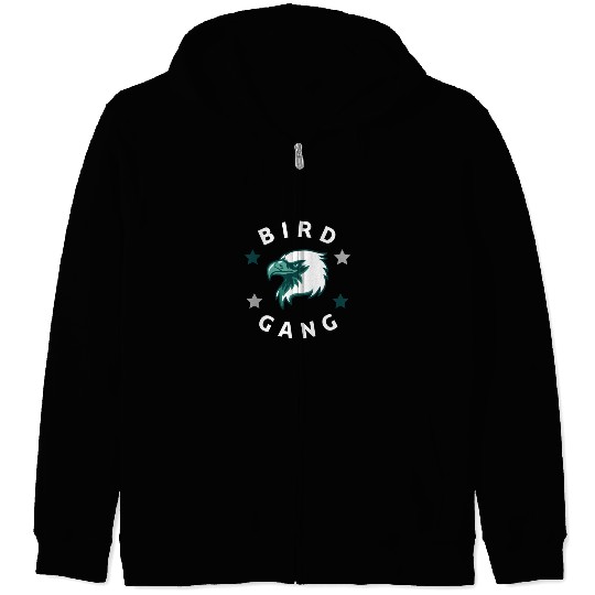 Eagle Bird Gang Funny Philadelphia Zip Hoodies