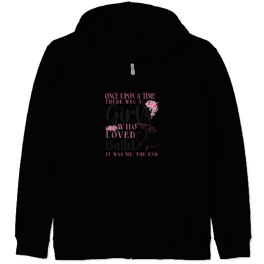 Ballet Dancer Dance Girl Ballerina Zip Hoodies