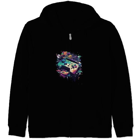 Get Ready to Level Up with Game Controller Zip Hoodies