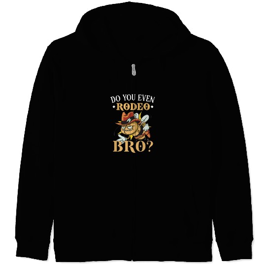 Cowboy Barn Bull Rider Rodeo Country Western Gift Zip Hoodies