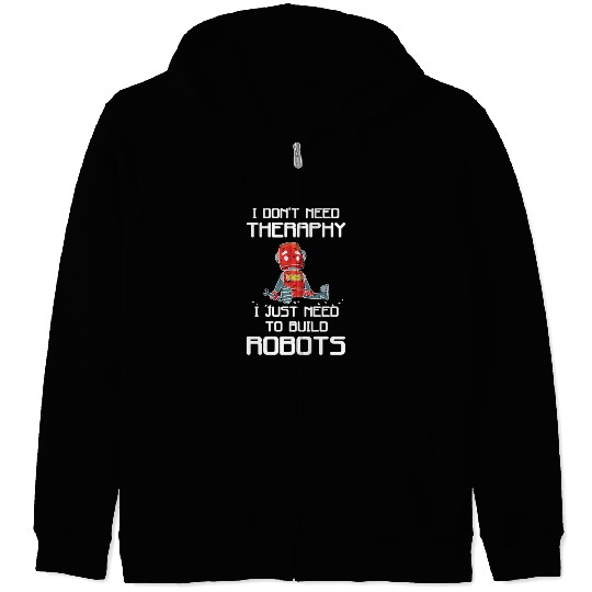 Robotics Engineer Robot Zip Hoodies