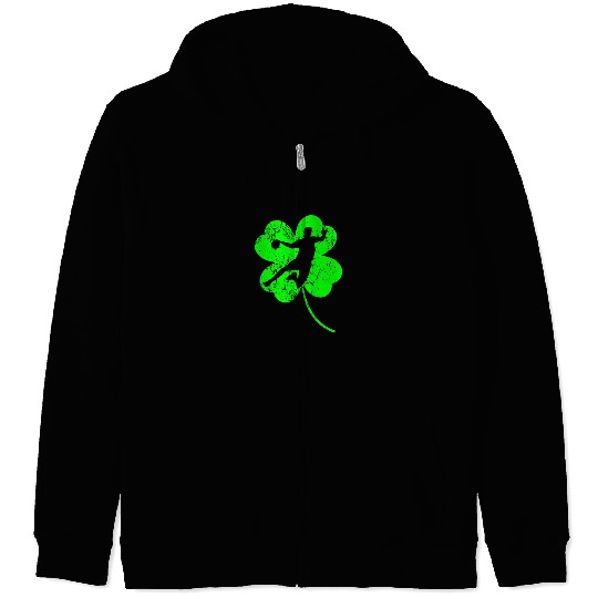 Handball St. Patrick's day shamrock Zip Hoodies