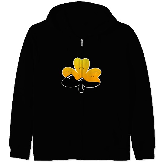 vintage st patrick sunrise Zip Hoodies