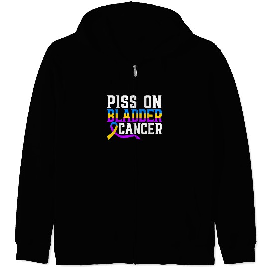 Piss On Bladder Cancer Awareness Month Zip Hoodies
