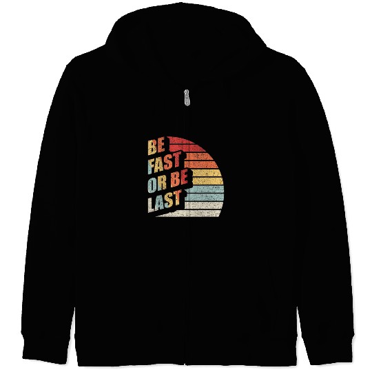 Fast Car Quote Drag Racing Gift Vintage Retro Rac Zip Hoodies