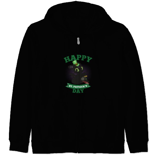 Happy St Patricks Day Toothless Zip Hoodies